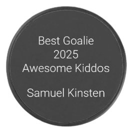 Award in Black & White:  Eishockey Puck