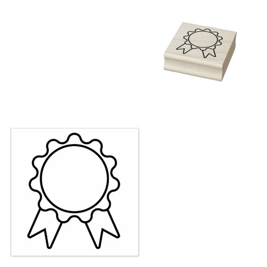 Award Ribbon Briefmarke Gummistempel (Stempel)