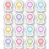 Award Ribbons Labels Errungenschaft Blank (Vorderseite)