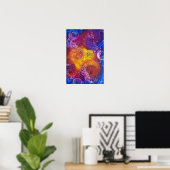 Award Winning Hand Painted Abstract Painting Poster (Heimbüro)