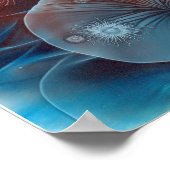 Awarded Abstract Expressionism Hand Painted Art Poster (Ecke)