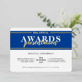 AWARDS DINNER Moderne Veranstaltung einfaches köni Folieneinladung (Stehend vorne)