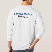 Aware Educate T - Shirt (Rückseite)