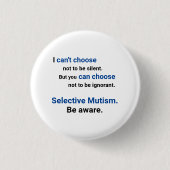 Aware Ignorant Button (Vorderseite)