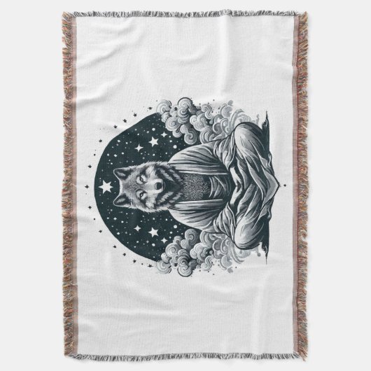 Aware Wolf Decke (Vorderseite Vertikal)