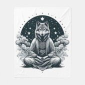 Aware Wolf Fleecedecke (Vorderseite)
