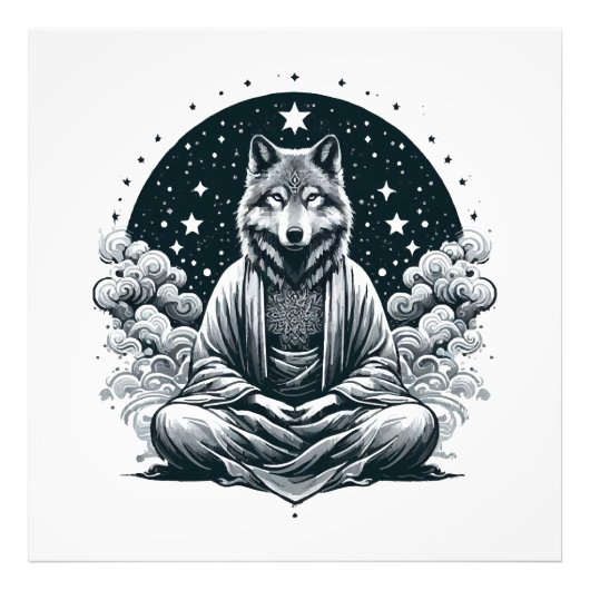 Aware Wolf Fotodruck (Vorne)