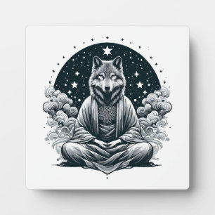 Aware Wolf Fotoplatte