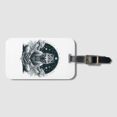 Aware Wolf Gepäckanhänger (Vorderseite (Horizontal))