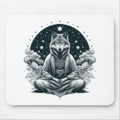 Aware Wolf Mousepad (Vorne)