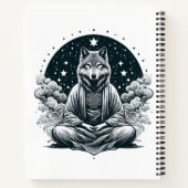 Aware Wolf Notizblock (Rückseite)