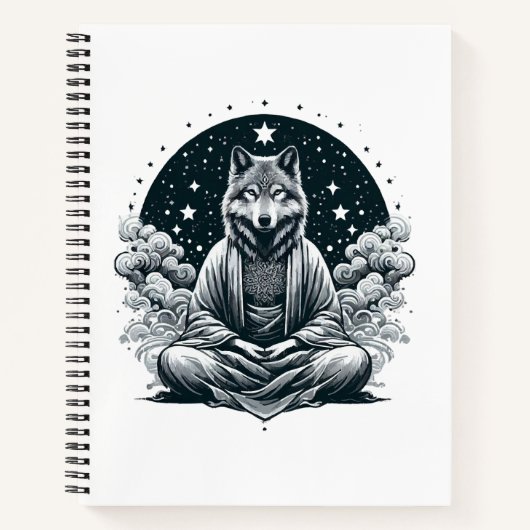 Aware Wolf Notizblock (Vorderseite)