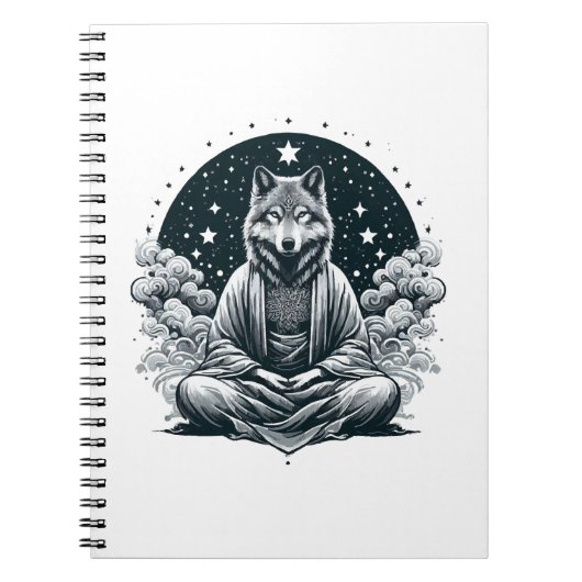Aware Wolf Notizblock (Vorderseite)