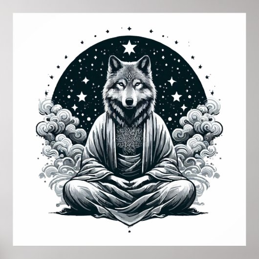 Aware Wolf Poster (Vorne)