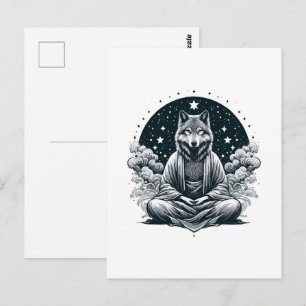 Aware Wolf Postkarte