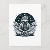 Aware Wolf Postkarte (Vorderseite)