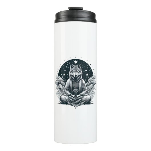 Aware Wolf Thermosbecher (Vorderseite)