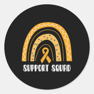 Aware zur Unterstützung von Squad Complex Regional Runder Aufkleber