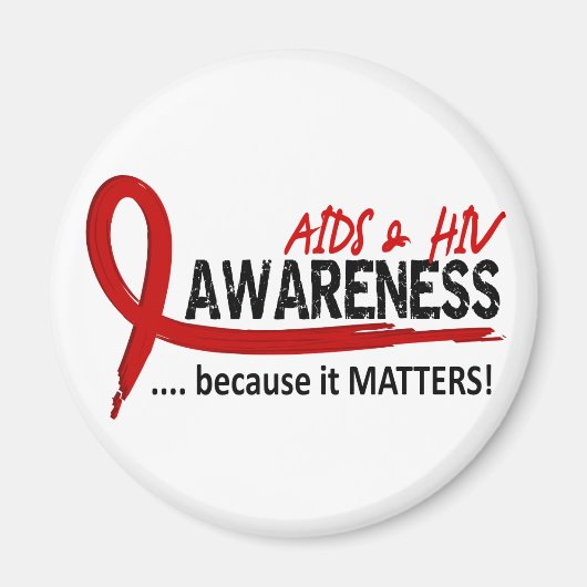 Awareness 2 AIDS Magnet (Vorne)