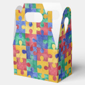 Awareness Aquarell Puzzle Awareness Geschenkschachtel (Geöffnet)