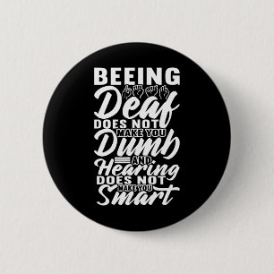 Awareness Asign Language American Sign Language Button