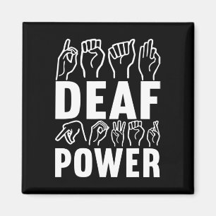 Awareness Asign Language American Sign Language Magnet