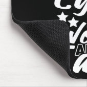 Awareness Asign Language American Sign Language Mousepad (Ecke)