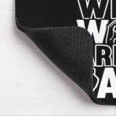 Awareness Asign Language American Sign Language Mousepad (Ecke)