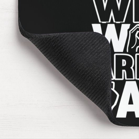 Awareness Asign Language American Sign Language Mousepad (Ecke)