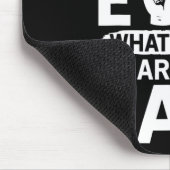 Awareness Asign Language American Sign Language Mousepad (Ecke)