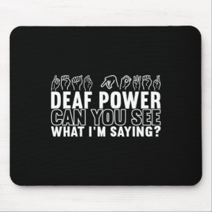 Awareness Asign Language American Sign Language Mousepad