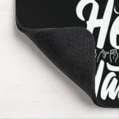 Awareness Asign Language American Sign Language Mousepad (Ecke)