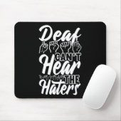 Awareness Asign Language American Sign Language Mousepad (Mit Mouse)