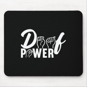 Awareness Asign Language American Sign Language Mousepad