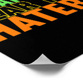 Awareness Asign Language American Sign Language Poster (Ecke)