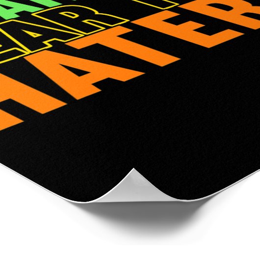 Awareness Asign Language American Sign Language Poster (Ecke)