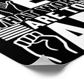 Awareness Asign Language American Sign Language Poster (Ecke)