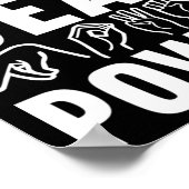 Awareness Asign Language American Sign Language Poster (Ecke)