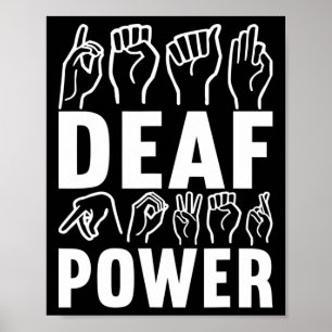 Awareness Asign Language American Sign Language Poster
