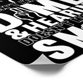 Awareness Asign Language American Sign Language Poster (Ecke)