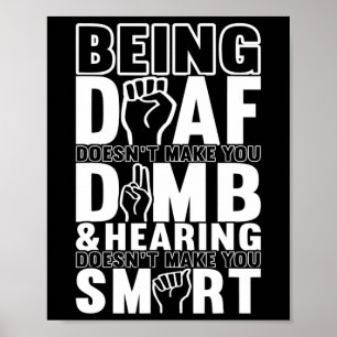 Awareness Asign Language American Sign Language Poster