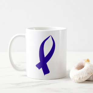 Awareness-Band (Dunkelblau) Kaffeetasse