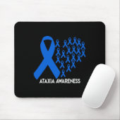 Awareness Blue Ribbon Geschenk Mousepad (Mit Mouse)