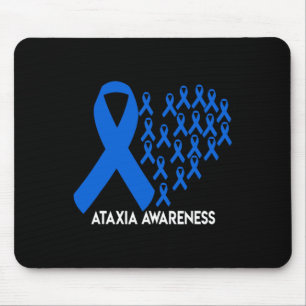 Awareness Blue Ribbon Geschenk Mousepad