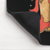 Awareness Cowboy Boots Christmas Breast Cancer Sup Mousepad (Ecke)