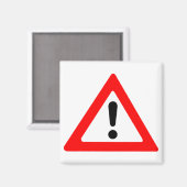 Awareness-Dreieck-Symbol Magnet (Vorderseite/Rückseite)