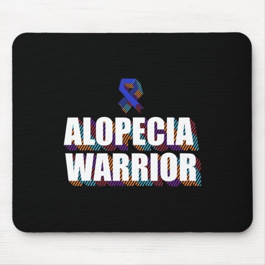 Awareness Hair Loss Warrior Patient Survivor Da1 Mousepad (Vorne)
