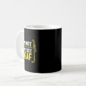 Awareness Month ASL Language Support nicht ignorie Kaffeetasse (Vorderseite Links)