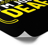 Awareness Month ASL Language Support nicht ignorie Poster (Ecke)