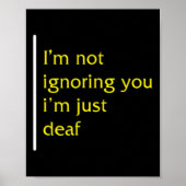 Awareness Month ASL Language Support nicht ignorie Poster (Vorne)